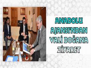 Anadolu Ajansı'ndan Vali Rahmi Doğan'a Ziyaret