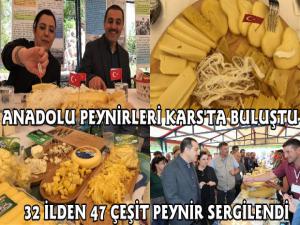 Anadolu Peynirleri Kars'ta Buluştu