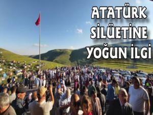 Ardahan'da Atatürk silueti görüldü