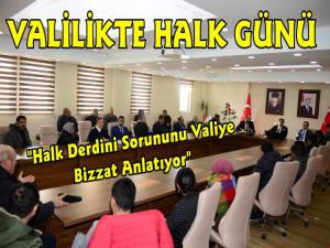 Ardahan Valisi Mustafa Masatlı Halk Günü Yaptı