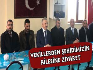 Arslan ve Kılıçtan Şehit Ailesine Taziye Ziyareti