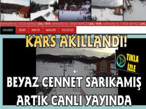 Sarıkamış Kayak Merkezi Canlı Yayınla İzleniyor