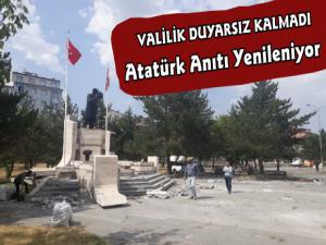 Atatürk Anıtının Çevresi Yenileniyor!
