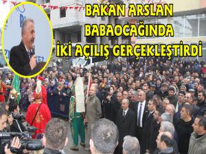 Bakan Arslan Kağızman'da Cami ve PTT Şube Açılışı Yaptı
