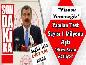 Bakan Koca Açıkladı Test Sayısı 1 Milyonu Geçti