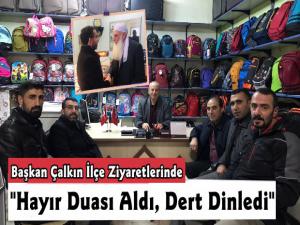 Başkan Adem Çalkın Kağızman'da Vatandaşlarla Buluştu