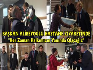 Başkan Alibeyoğlu Hasta ve Hasta Yakınlarını Unutmadı