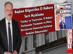 Başkan Ayhan Bilgen'den O Haberlere Sert Açıklama 