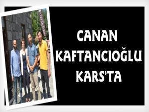 CHP İstanbul İl Başkanı Canan Kaftancıoğlu Kars'ta