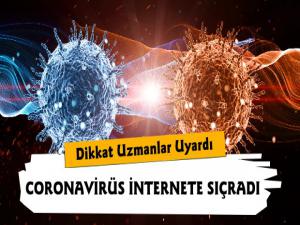 Coronavirüs internete sıçradı