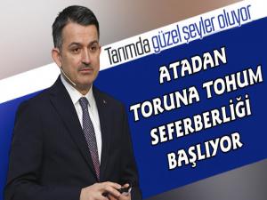 Cumhuriyet tarihinin en kapsamlı yerli tohum seferberliği başladı