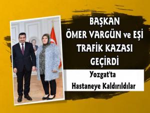 Dağpınar Belediye Başkanı Ömer Vargün ve Eşi Trafik Kazası Geçirdi