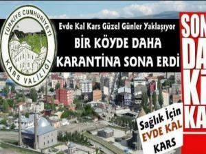 Digor Kocaköy'de Karantina Sona Erdi