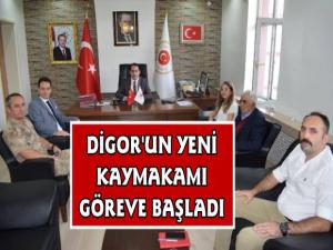 Digor'un Yeni Kaymakamı Göreve Başladı