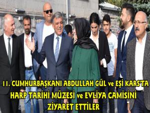 Eski Cumhurbaşkanı Abdullah Gül ve Eşi Kars'ta