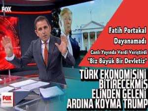 Fatih Portakal Fox Tv'de Trumpın Açıklamalarına Ateş Püskürdü