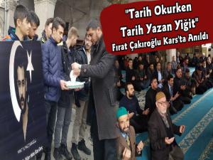Fırat Çakıroğlu Ölümünün 5. Yılında Kars'ta Anıldı