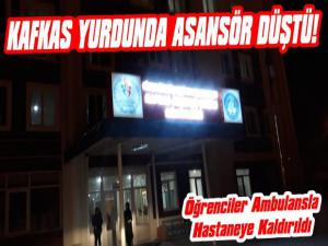 FLAŞ! KYK Yurdunda Asansör Düştü