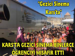 Gezen Sinema Kars'ta binlerce çocuğu sinemayla tanıştıracak