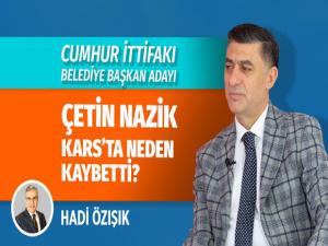 Hadi Özışık, Kars seçimlerini yorumladı. 