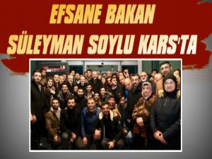 İçişleri Bakanı Süleyman Soylu Kars'ta