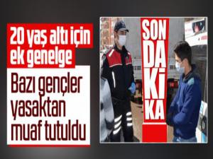 İçişleri Bakanlığı'ndan 18-20 Yaş Arası Gençler İçin Sokağa Çıkma Yasağında Yeni Genelge