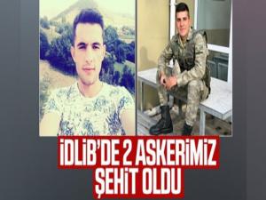 İdlib'de 2 Askerimiz Şehit Oldu