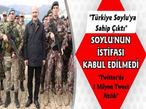 İletişim Başkanlığı Açıkladı Süleyman Soylu'nun İstifası Kabul Edilmedi