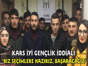 İYİ Gençlik Kars Teşkilatı, Biz Seçimlere Hazırız Dedi