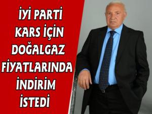 İYİ Parti, Kars'ta Doğalgaz Fiyatlarına Sübvansiyon İstedi