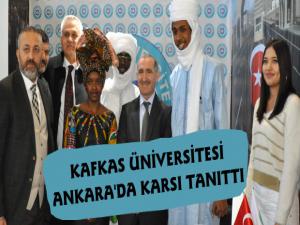 Kafkas Üniversitesi Ankara'da Karsı Tanıttı
