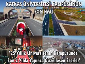 Kafkas Üniversitesi Kampüsü Güzelleşiyor