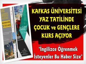 Kafkas Üniversitesinden Çocuklar ve Gençler İçin İngilizce Kursu