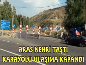 Kağızman - Iğdır Yolu Ulaşıma Kapandı