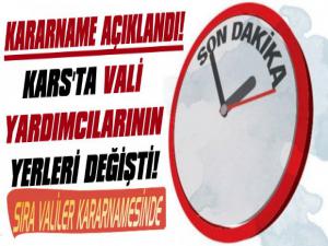 Kararname Açıklandı Vali Yardımcılarının Yerleri Değişti!