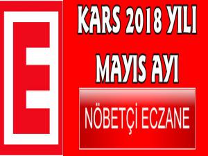 Kars 2018 Yılı Mayıs Ayı Nöbetçi Eczane Listesi