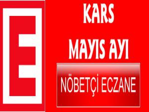 Kars 2019 Yılı Mayıs Ayı Nöbetçi Eczane Listesi