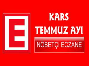 Kars 2019 Yılı Temmuz Ayı Nöbetçi Eczane Listesi