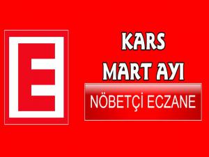 Kars 2020 Yılı Mart Ayı Nöbetçi Eczane Listesi