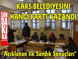 Kars 31 Mart Yerel Seçim Sonuçları, Kars Belediyesini Hangi Parti Aldı