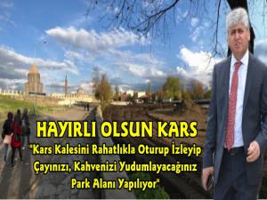 Kars'a Yeni Bir Park Alanı Kazandırılıyor