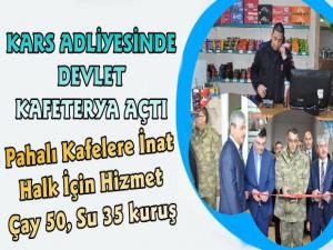 Kars Adliyesinde Hükümlüler Kafetarya Açtı