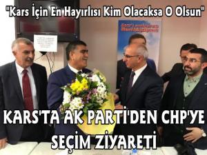 Kars AK Parti'den CHP'ye Ziyaret