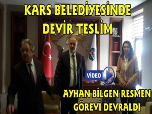 Kars Belediye Başkanı Ayhan Bilgen Görevi Devraldı