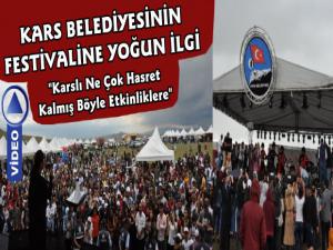 Kars Belediyesinin Serhat Doğa ve Kültür Festivali Coşkuyla Gerçekleştirildi