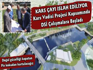 Kars Çayı Islah Projesi Başladı