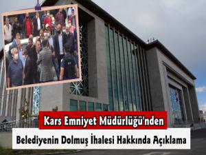 Kars Emniyet Müdürlüğünden Dolmuş İhalesi Açıklaması 