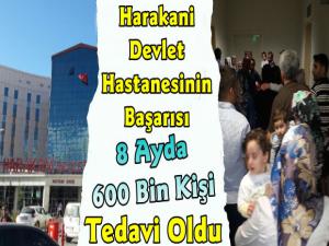 Kars Harakani Devlet Hastanesinde 8 Ayda 600 Bin Kişi Tedavi Oldu