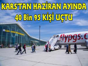 Kars Harakani Havalimanı Haziran Ayında 40 Bin Kişi Uçurdu