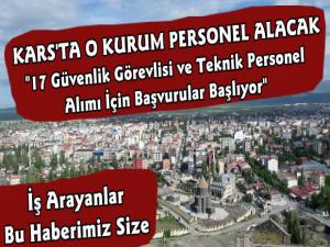 Kars İl Kültür ve Turizm Müdürlüğü 17 Personel Alacak